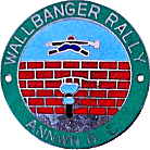Wall Banger motorcycle rally badge from Jean-Francois Helias