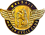 Walsall MCC motorcycle club badge from Jean-Francois Helias