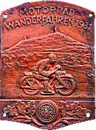 Wanderfahrten Lausitz motorcycle rally badge from Jean-Francois Helias