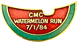 Watermelon Run motorcycle run badge from Jean-Francois Helias
