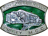 Watermill motorcycle rally badge from Terry Reynolds