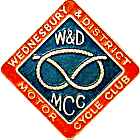 Wednesbury & DMCC motorcycle club badge from Jean-Francois Helias
