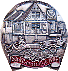Wein-Rallye motorcycle rally badge from Jean-Francois Helias