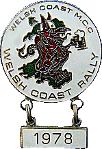 Welsh Coast motorcycle rally badge from Jean-Francois Helias