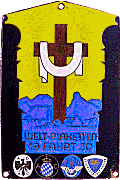 Welt Plaketten Fahrt motorcycle rally badge from Jean-Francois Helias