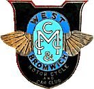 West Bromwich MC & AC motorcycle club badge from Jean-Francois Helias
