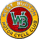 West Burton MCC motorcycle club badge from Jean-Francois Helias