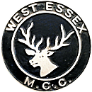 West Essex MCC motorcycle club badge from Jean-Francois Helias