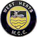 West Herts MCC motorcycle club badge from Jean-Francois Helias