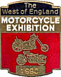 West of England motorcycle show badge
