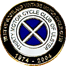 West of Scotland Vintage MCC motorcycle club badge from Jean-Francois Helias