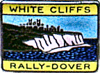 White Cliffs motorcycle rally badge from Nigel Woodthorpe
