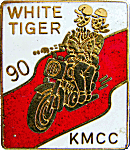 White Tiger motorcycle rally badge from Jean-Francois Helias