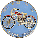 Whiz-In motorcycle run badge from Jean-Francois Helias