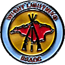 Wight Lightning motorcycle rally badge from Dave Richmond