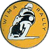 WIMA motorcycle rally badge