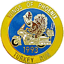 Wings of Phoenix motorcycle run badge from Jean-Francois Helias