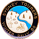 Winter motorcycle rally badge from Jean-Francois Helias