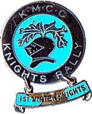 Winter Knights motorcycle rally badge from Phil Drackley
