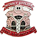 Wobbly Goolies motorcycle rally badge from Jean-Francois Helias