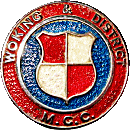 Woking & DMCC motorcycle club badge from Jean-Francois Helias