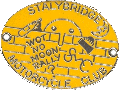Wot No Moon motorcycle rally badge from Lone Wolf
