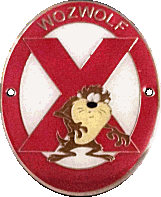 Wozwolf motorcycle rally badge