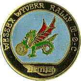 Wyvern motorcycle rally badge from Heather MacGregor