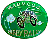 Yabby motorcycle rally badge from Jean-Francois Helias