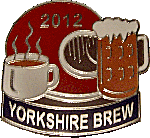 Yorkshire Brew motorcycle rally badge from Steve Giddens