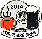 Yorkshire Brew motorcycle rally badge from Ted Trett