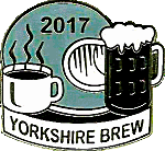 Yorkshire Brew motorcycle rally badge from Ted Trett