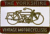 Yorkshire Vintage Motorcyclists motorcycle club badge from Jean-Francois Helias