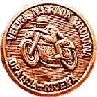 Yugoslavia Rijeka motorcycle race badge from Jean-Francois Helias