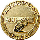 Yugoslavia Rijeka motorcycle race badge from Jean-Francois Helias