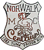 Yuma Prison Run motorcycle run badge from Jean-Francois Helias