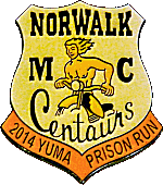Yuma Prison Run motorcycle run badge from Jean-Francois Helias