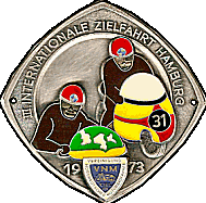 Zielfahrt motorcycle rally badge from Jean-Francois Helias