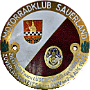 Zielfahrt Ludenscheid motorcycle rally badge from Jean-Francois Helias