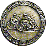 Zuverlassigsfahrt motorcycle rally badge from Jean-Francois Helias