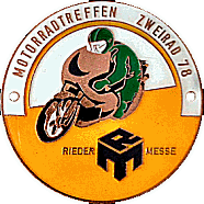 Zweirad motorcycle rally badge from Jean-Francois Helias