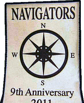 Navigators  motorcycle rally badge from Dave Ranger